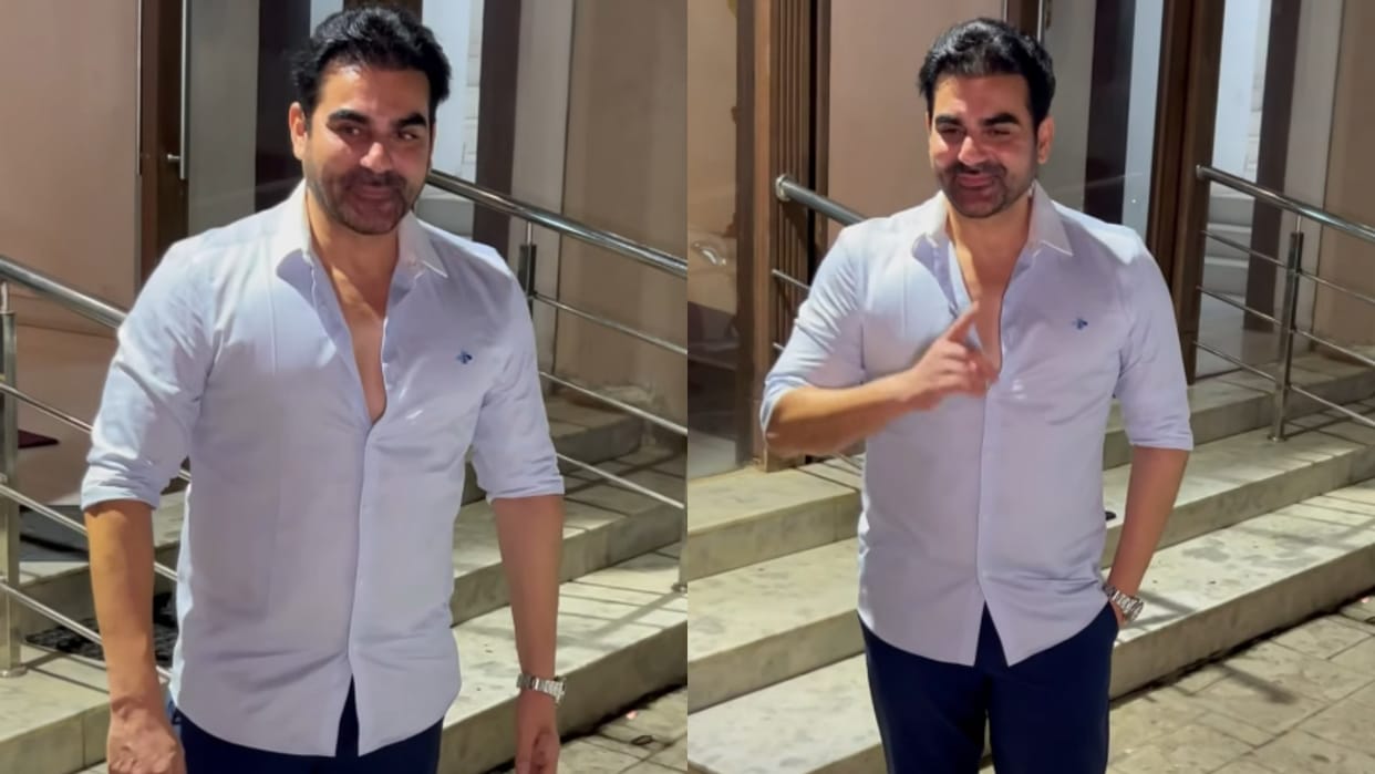 Arbaaz Khan celebrated his birthday at home actor looked handsome in casual look