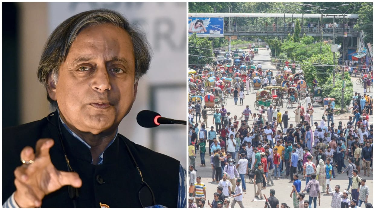 Congress MP Shashi Tharoor On Shiekh Hasina and the current political situation in Bangladesh