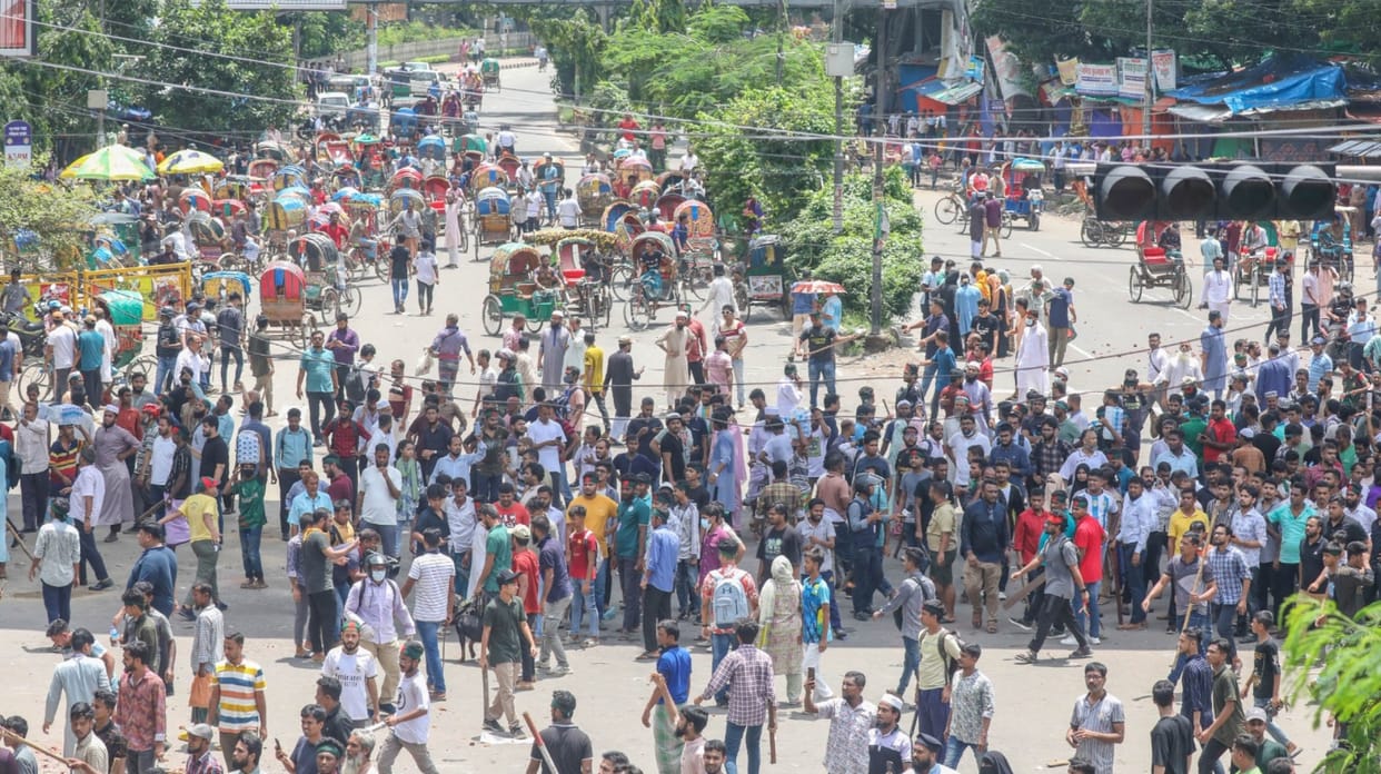 Bangladesh Protest news today Hindu houses and businesses attacked in 27 districts