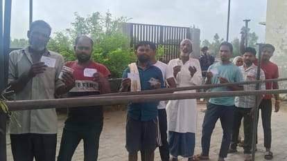 Panchayat by election in Moradabad: Voting for BDC and Pradhan posts, security tightened Kundarki and Bilari