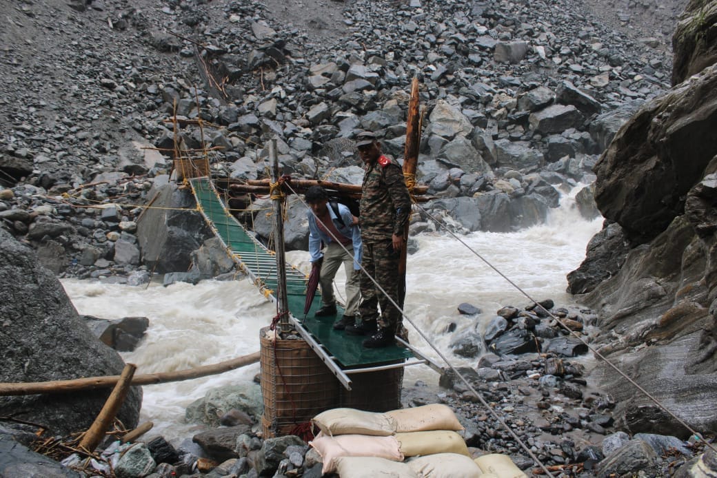 Kedarnath Disaster Rescue Sixth day Bad weather in Dham Operation Affects Uttarakhand News in Hindi