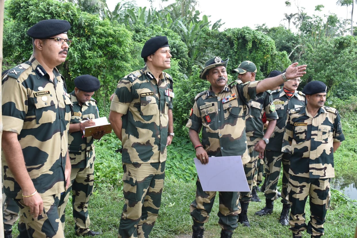 BSF Director General visits ICP Petrapole on India-Bangladesh border, reviews preparedness