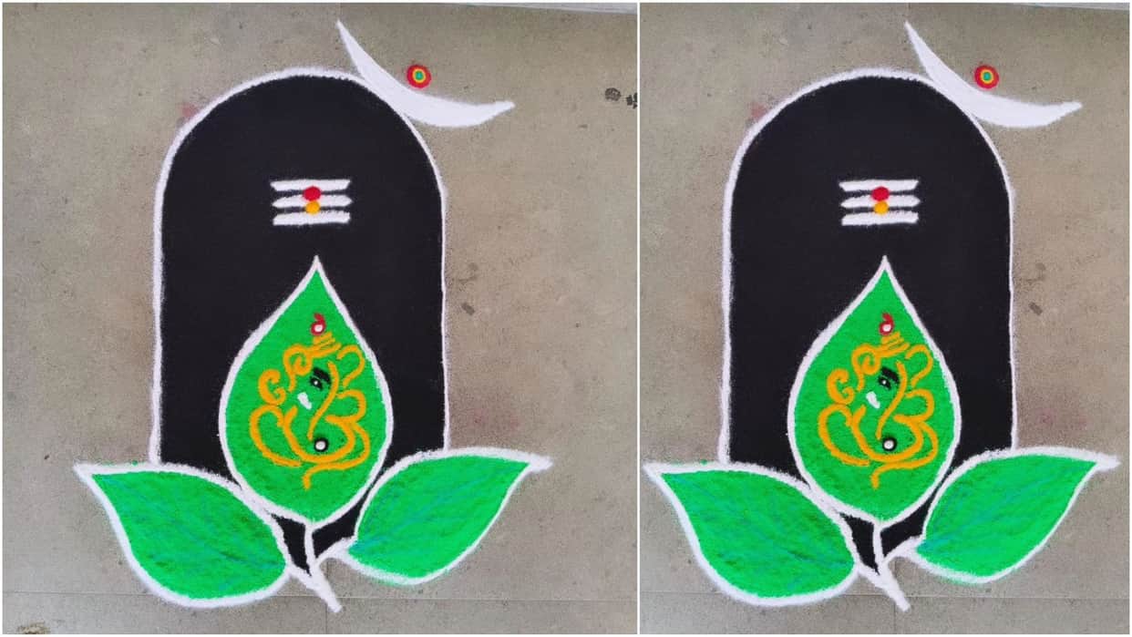 Hariyali teej 2024 Easy Rangoli design Ideas To Decorate Your Home Images