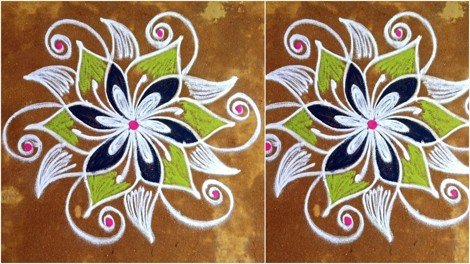 Hariyali teej 2024 Easy Rangoli design Ideas To Decorate Your Home Images