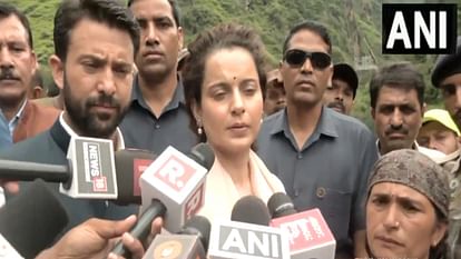 Kangana Ranaut targeted the himachal govt on disaster relief, said- people are building bridges with their own