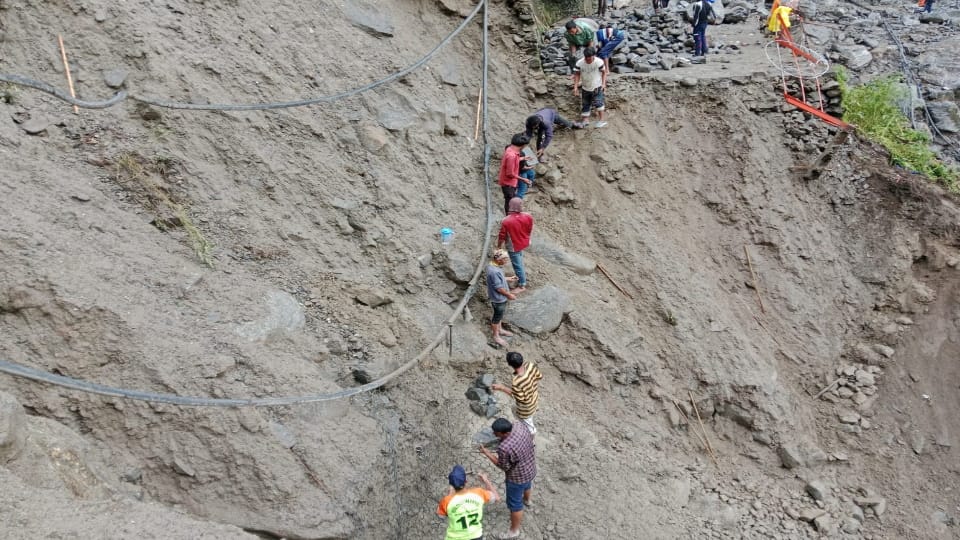 Kedarnath Disaster Rescue bridge built on Sonprayag Mandakini river collapsed due to heavy rains