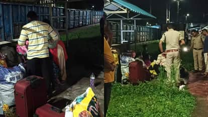 Anuppur News three-year-old child died after falling while running catch train his parents were also injured