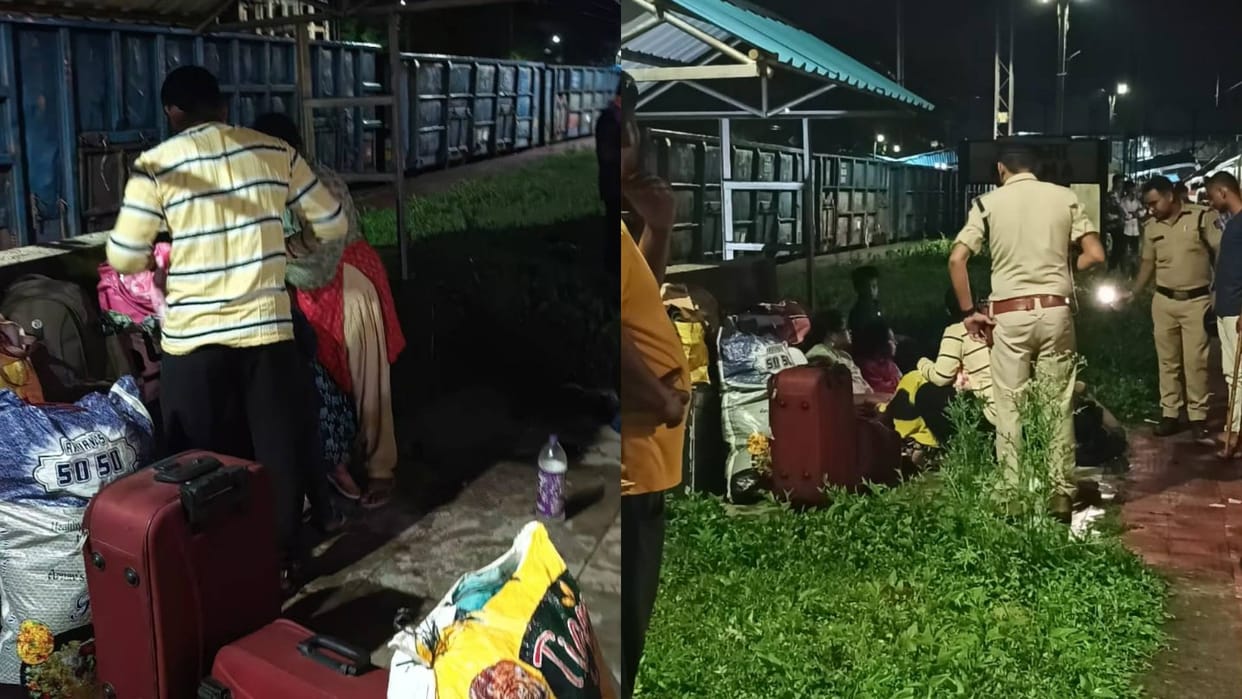 Anuppur News three-year-old child died after falling while running catch train his parents were also injured