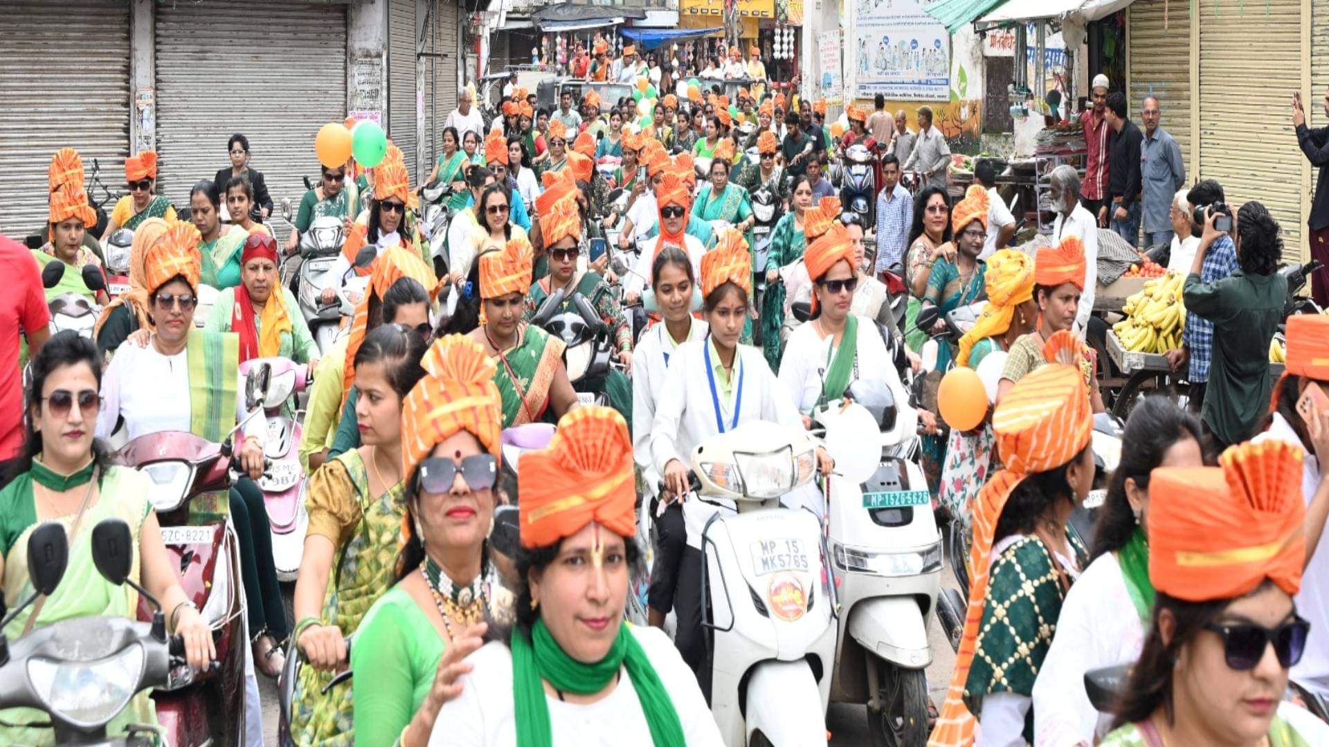 Sagar News Women power took out a tricolor march patriotic slogans echoed see pictures