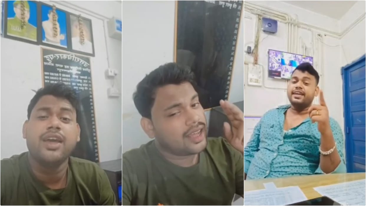Muzaffarpur: Entered SHO's chamber and made reel sitting on SHO's chair, accused private driver removed
