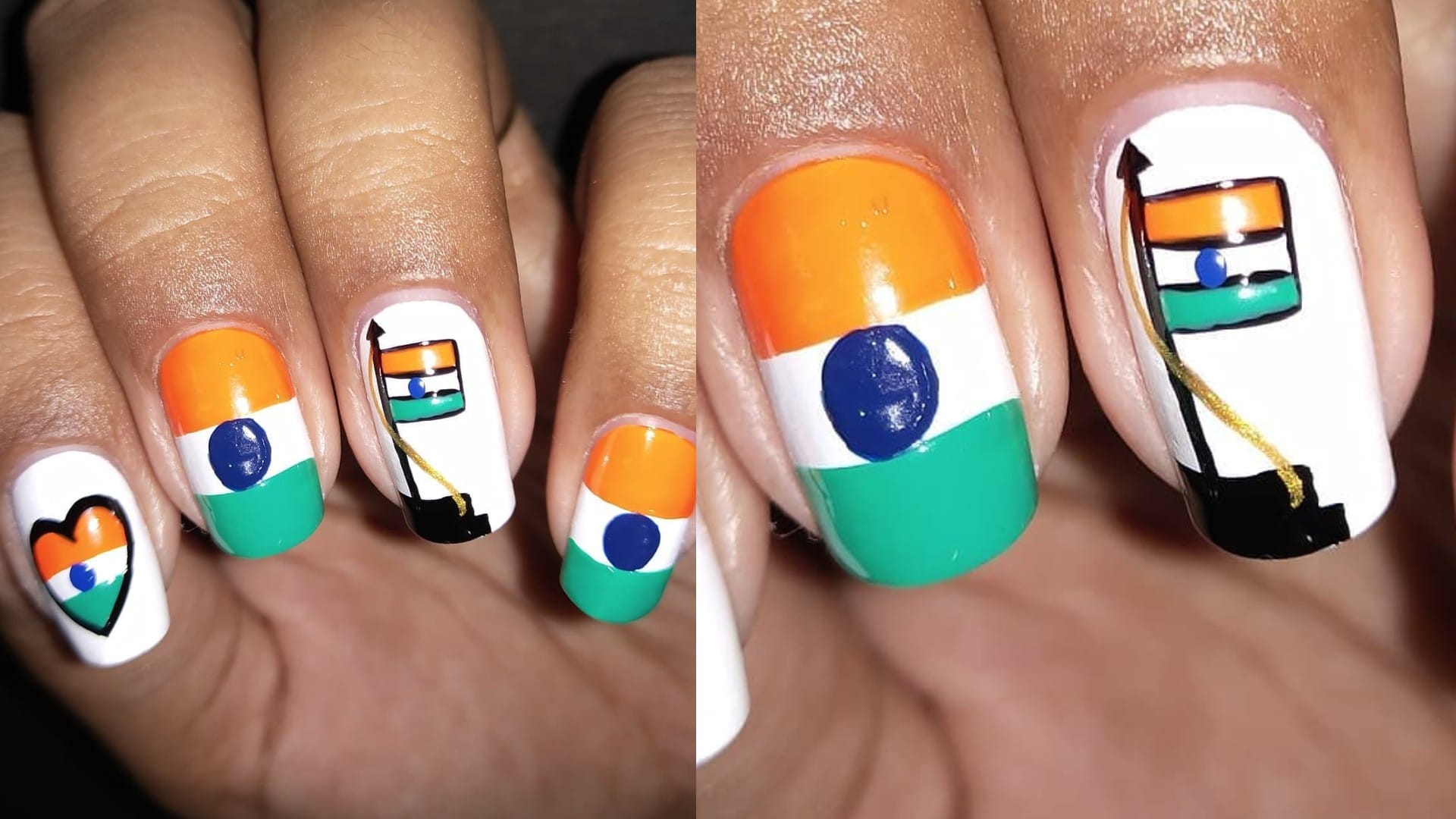 Independence Day 2024 Trending Nail Art Designs for Independence Day 2024