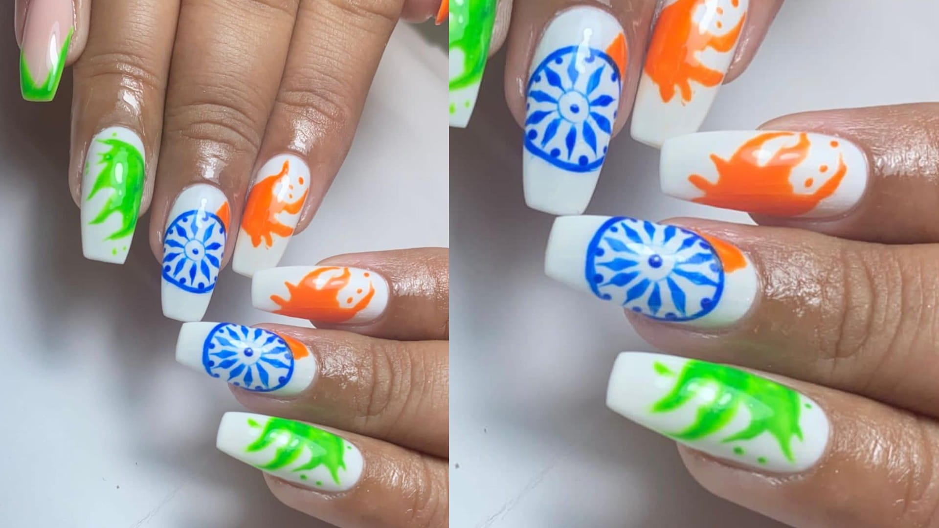 Independence Day 2024 Trending Nail Art Designs for Independence Day 2024