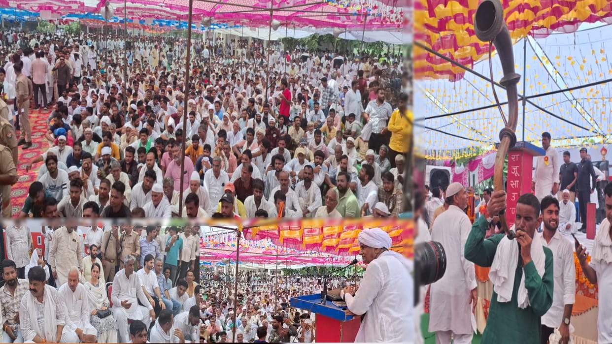 Swabhiman Mahapanchayat in Shamli: People of many villages boycotted, dispute regarding Jila panchayat
