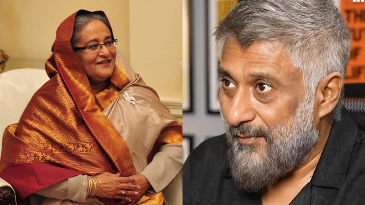 Vivek Agnihotri reacts on Mob Protesting Against Ex Bangladesh PM Sheikh Hasina shares a post