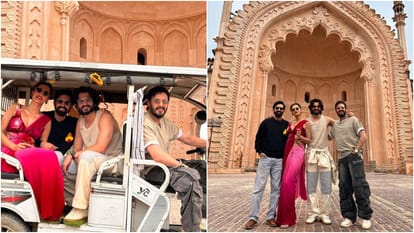 Phir Aayi Hasseen Dillruba stars Taapsee Pannu to Vikrant Massey Sunny Kaushal visit lucknow shares photos