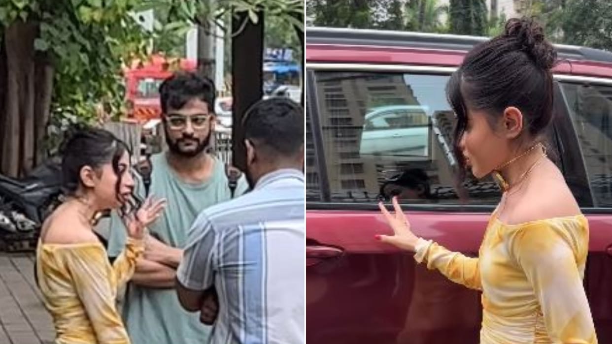 Urfi Javed Gets Angry Scolds Her Team In Public Video Goes Viral on social media see reaction report
