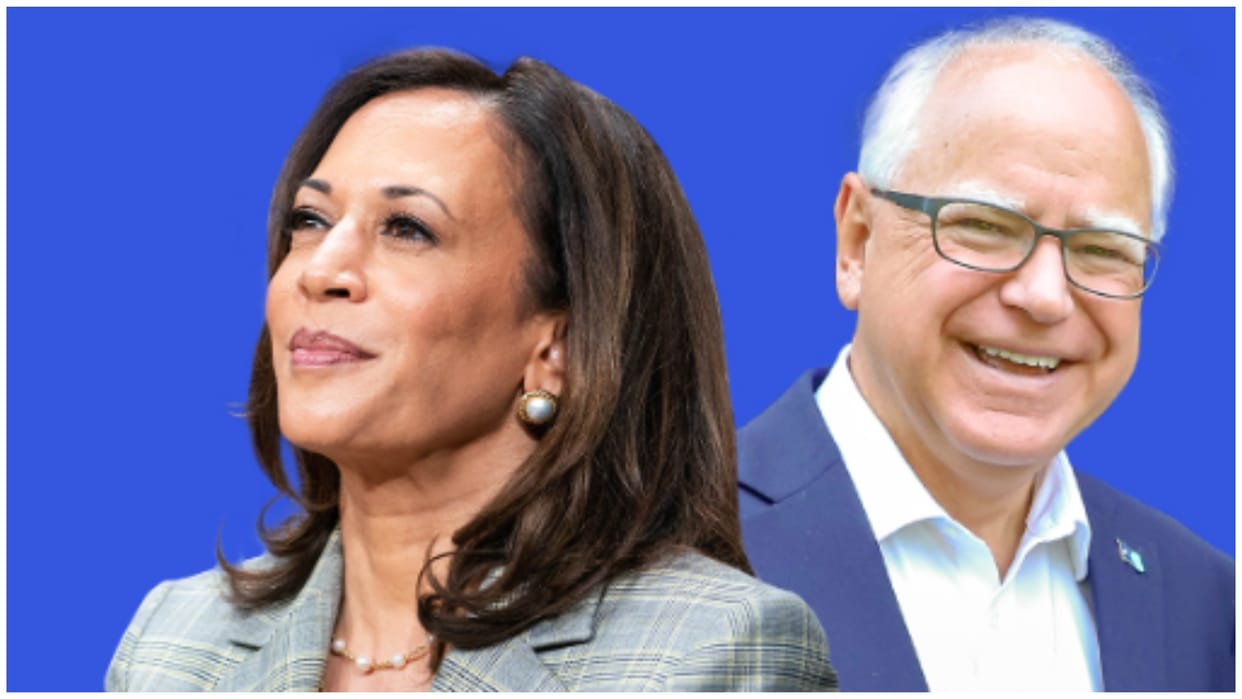 Kamala Harris chosen as her vice presidential candidate Tim Walz will compete for the post