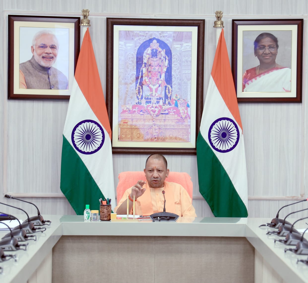 CM Yogi Adityanath says one university should be opened in every districts in Uttar Pradesh.
