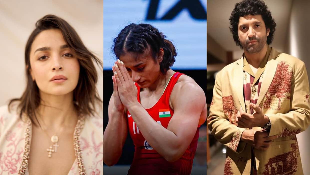 Paris Olympics 2024 Alia Bhatt Sonakshi Sinha Taapsee Pannu reacted to Vinesh Phogat disqualification