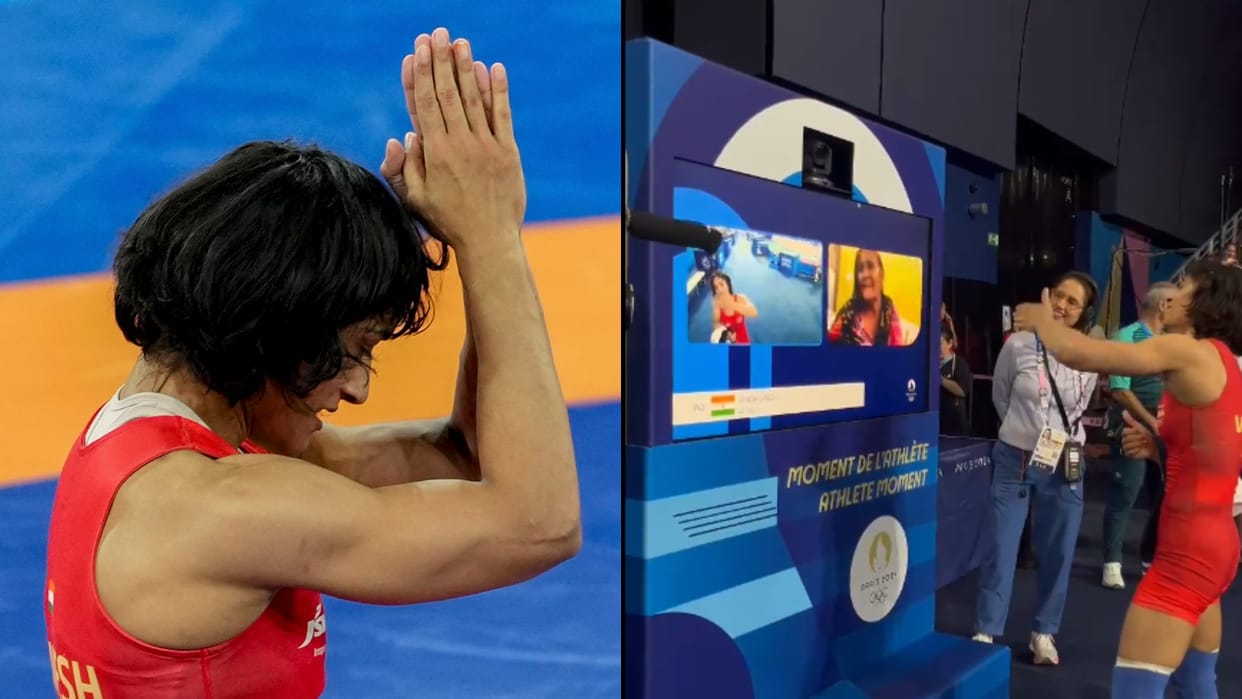 Video: After reaching final of Paris Olympics Vinesh Phogat spoke to her mother said I have to bring gold gold