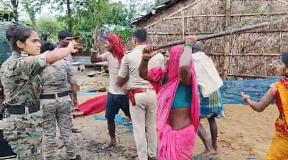 Bihar News: Villagers attacked police team in Khagaria; One female constable injured, FIR against 11 people