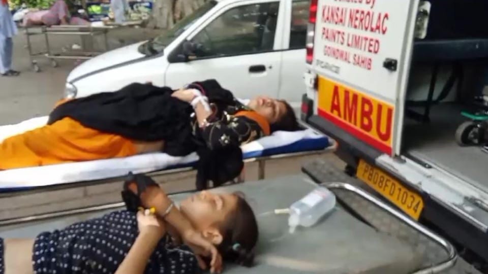 accident in kapurthala car hit Bike father and daughter dies wife and second daughter injured