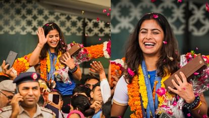 Medalist Manu Bhaker met Nita Ambani before the closing ceremony, shared photo paris olympics 2024