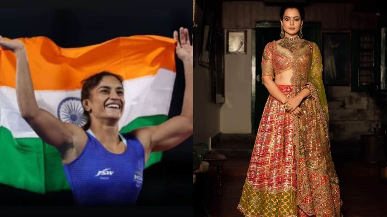 Paris Olympics 2024 Kangana Ranaut takes a dig at Vinesh Phogat tells PM Modi is reason for her victory