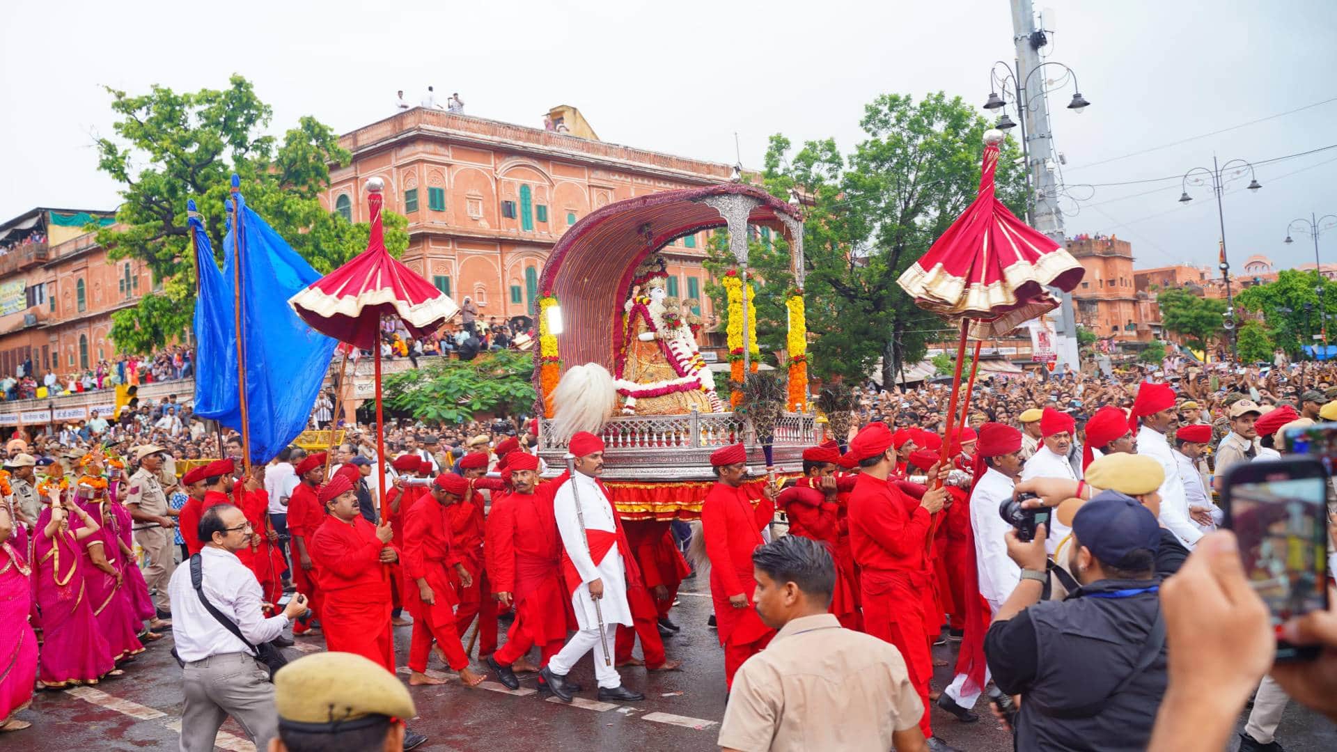 Rajasthan Hariyali Teej Photos Teej Mata procession took place with royal pomp in Jaipur