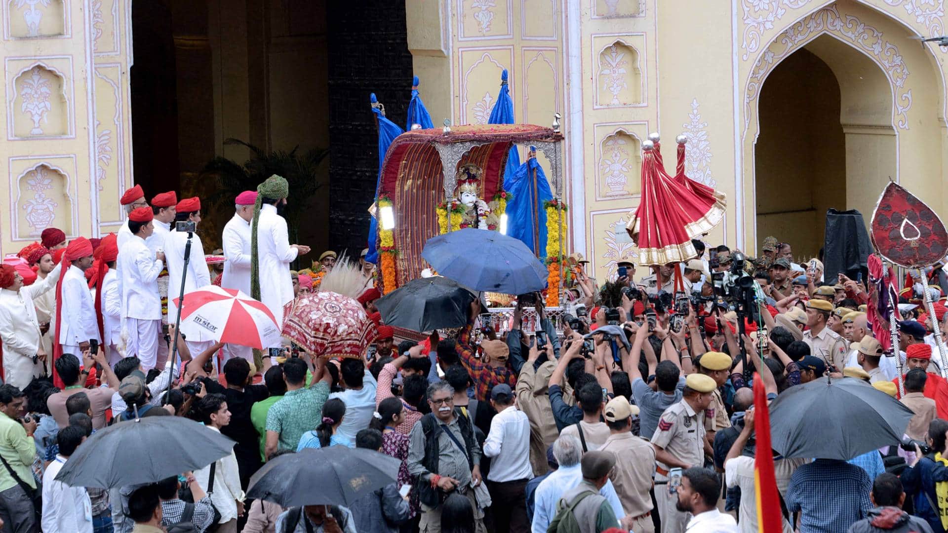 Rajasthan Hariyali Teej Photos Teej Mata procession took place with royal pomp in Jaipur