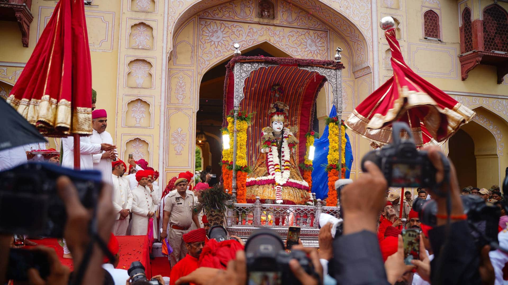 Rajasthan Hariyali Teej Photos Teej Mata procession took place with royal pomp in Jaipur