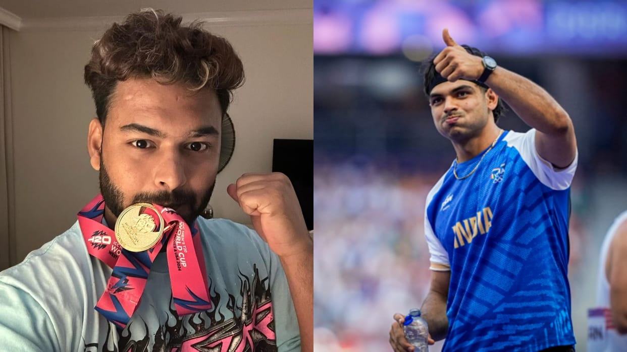 Paris Olympics: Rishabh Pant kept a big reward for Neeraj Chopra on winning gold will give gift to the fans