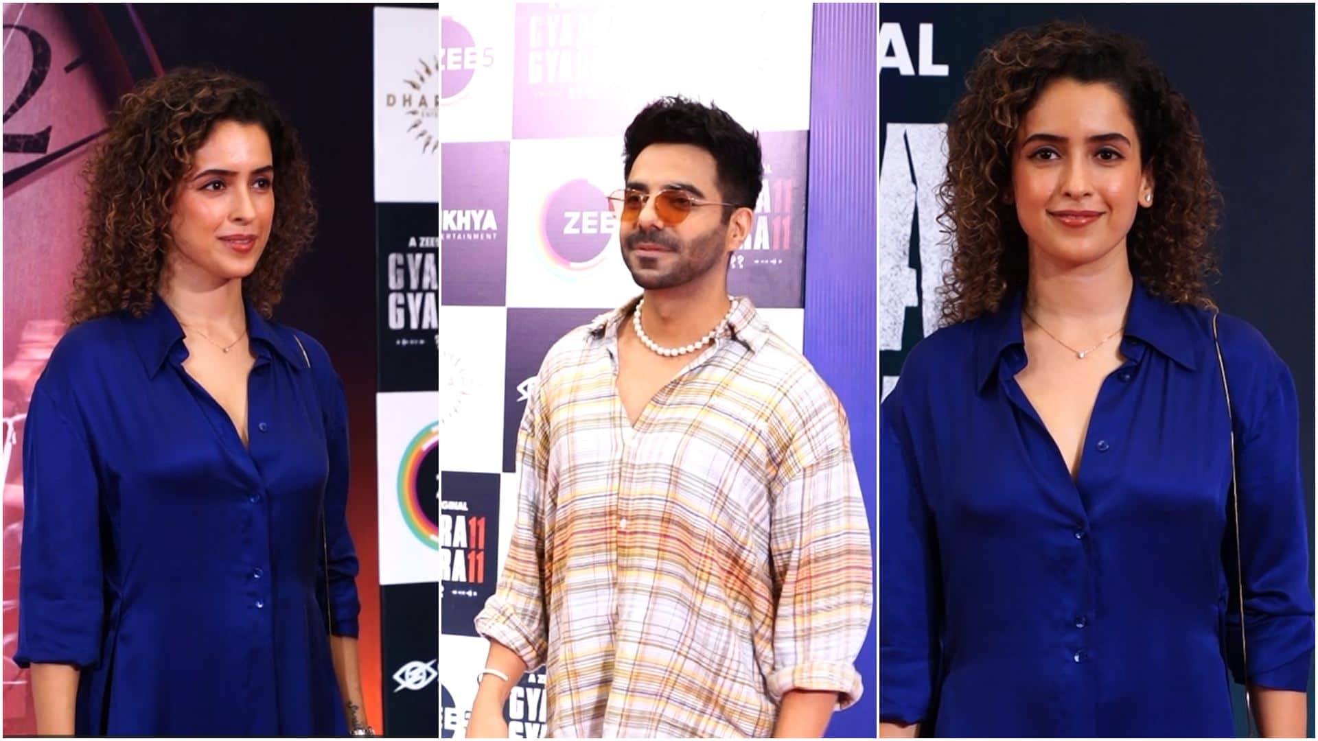 Sanya Malhotra To Kritika Kamra Raghav Juyal Guneet Monga attends Red Carpet Screening Of Zee5 Gyaarah Gyaarah