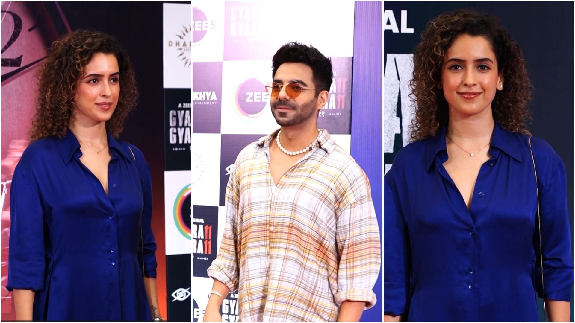 Sanya Malhotra To Kritika Kamra Raghav Juyal Guneet Monga attends Red Carpet Screening Of Zee5 Gyaarah Gyaarah