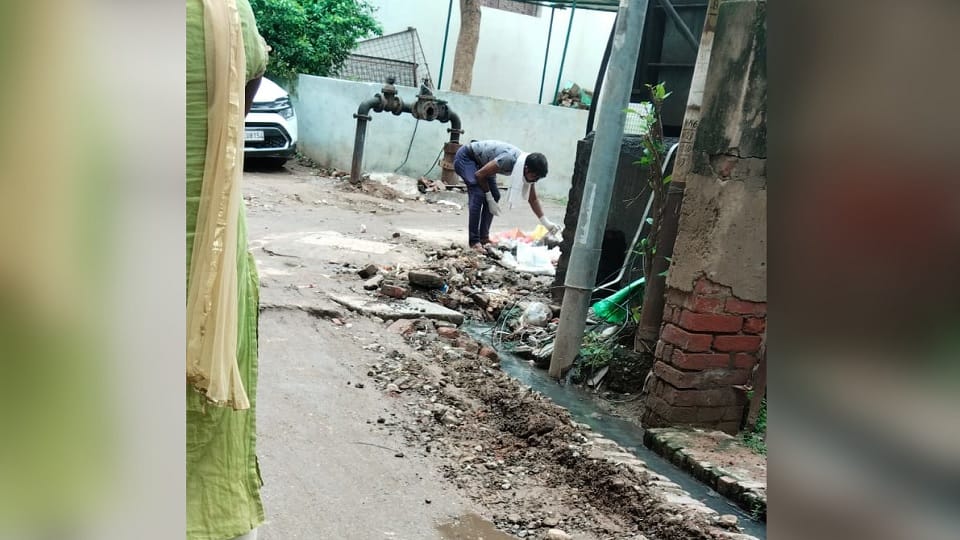 Dead body of a newborn baby found on the roadside in Bakshipur