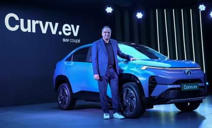Shailesh Chandra with Tata Curvv EV Electric Coupe SUV