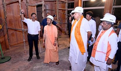 Ayodhya: CM Yogi Adityanath did inspection of Saket sadan.