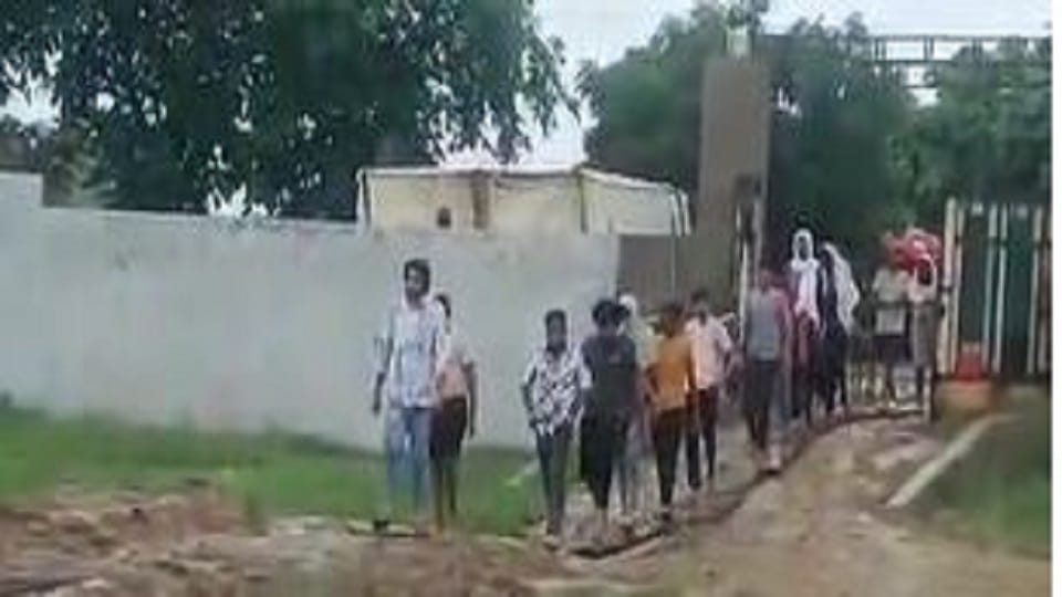 Suryavanshi written on poster of Kushwaha community created ruckus firing during meeting