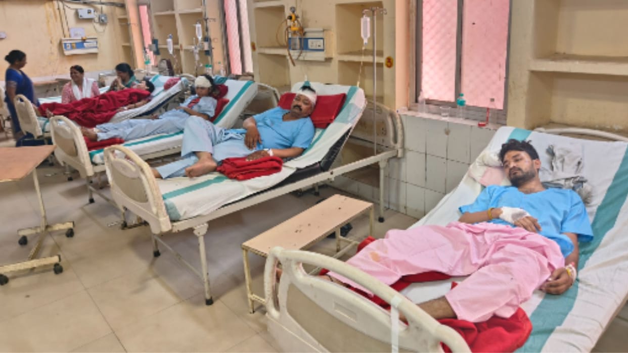 Varanasi house collapse Case injured girl serious female constable underwent surgery