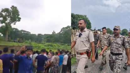 बॉर्डर पर पहुंचे बांग्लादेशी और सीमा पर बीएसएफ