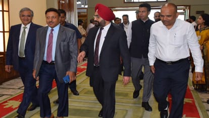 Election Commission of India delegation at Srinagar to review poll preparedness in Jammu and Kashmir