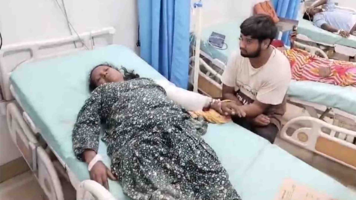 Alwar News: Three people got burnt after coming in contact with high tension line