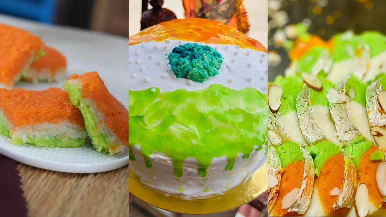 Independence Day Special Recipe Sweet recipe tiranga barfi to tricolor laddoo recipe