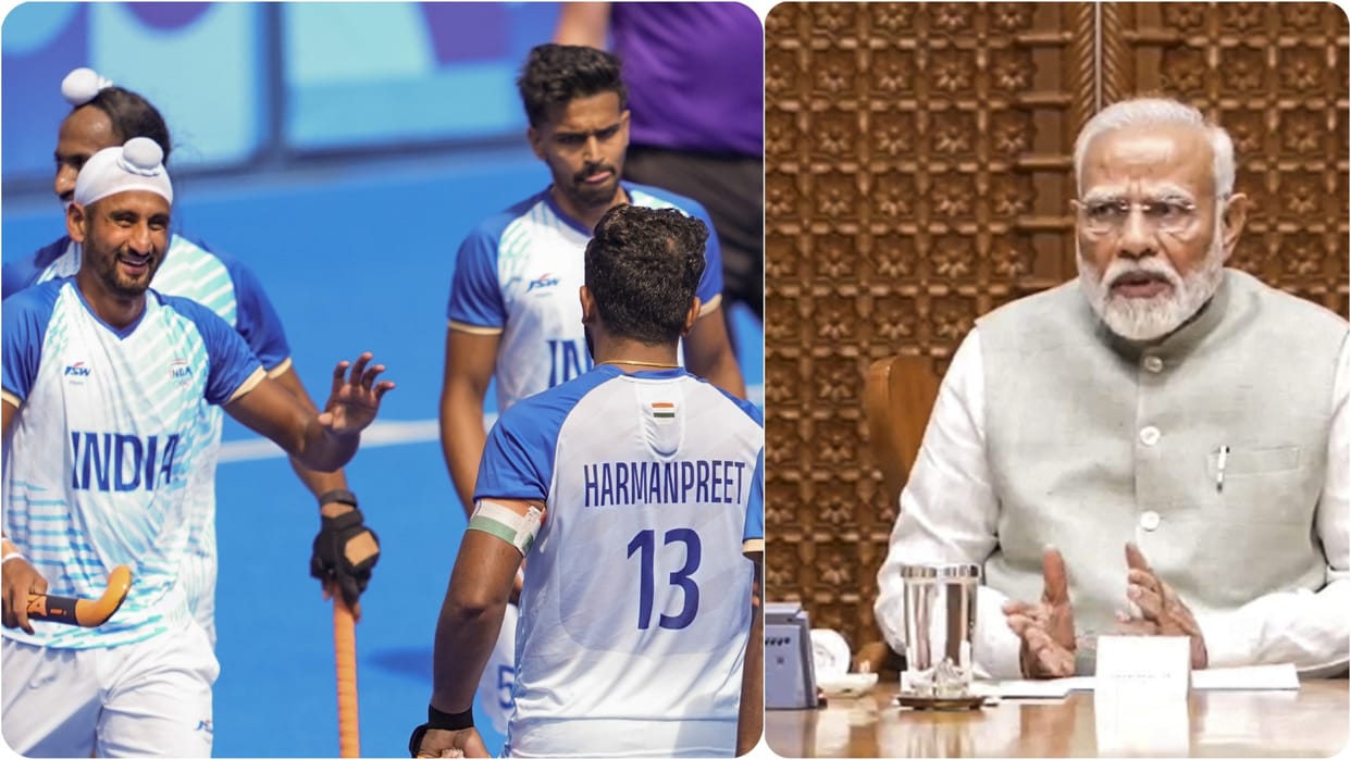 PM Narendra Modi lauded Indian hockey team for winning bronze medal in Paris Olympics social media reaction