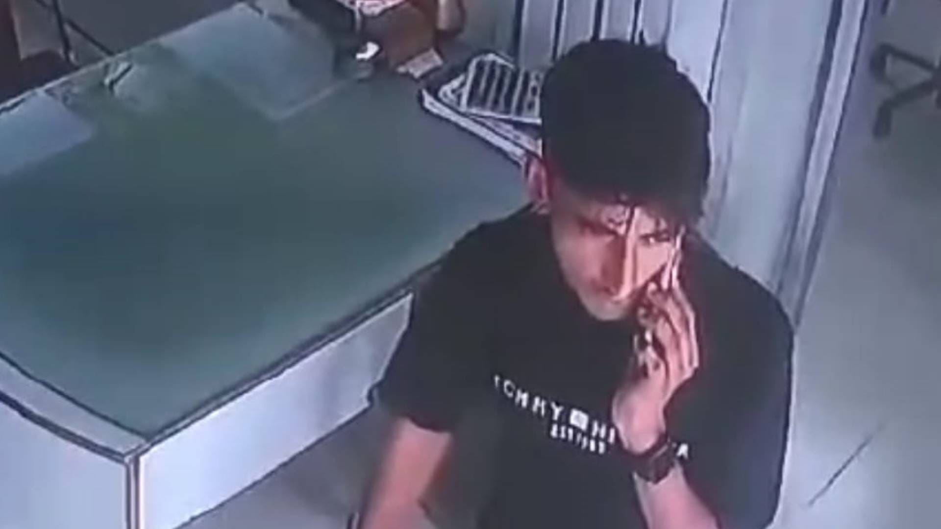 सीसीटीवी कैमरे में कैद आरोपी