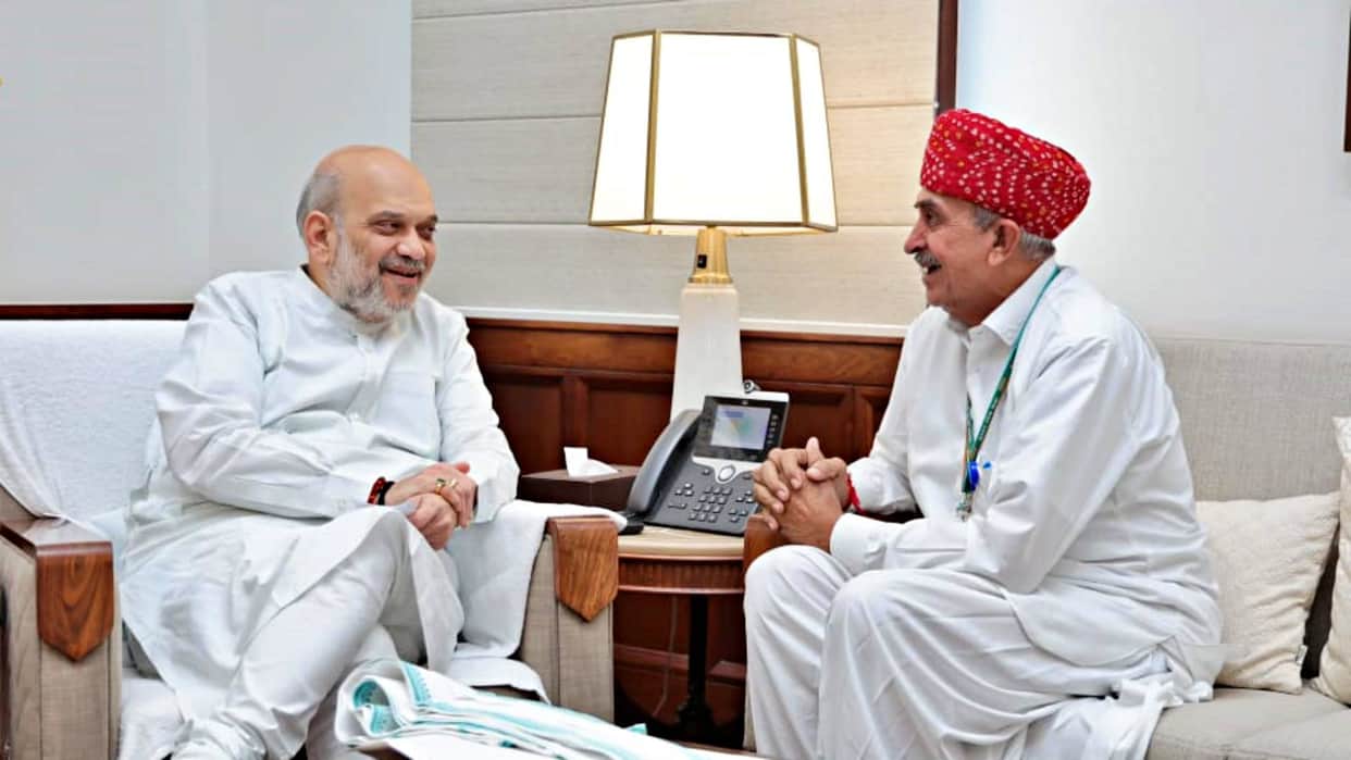 Rajasthan MP Lumbaram Choudhary met Home Minister Amit Shah appealed to get money deposited by investors back