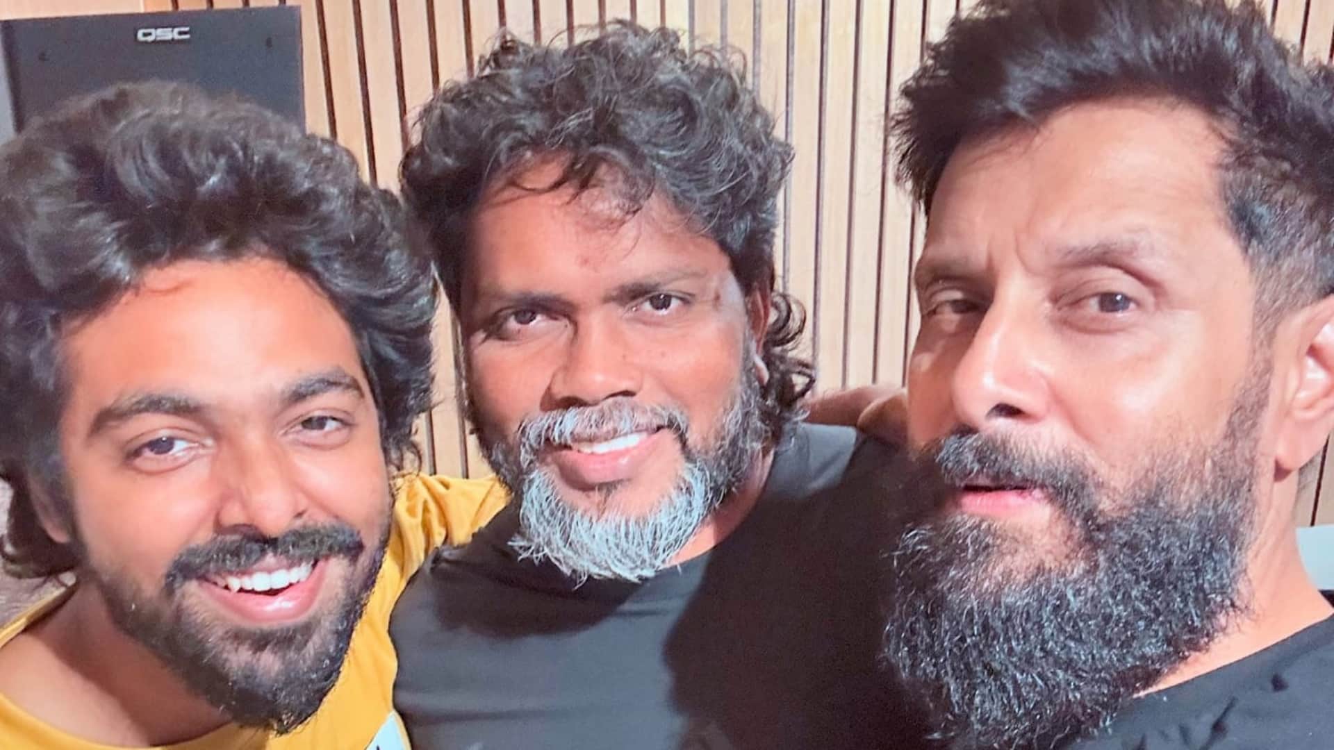 Chiyaan Vikram praises National Award winner GV Prakash lauds the music of Thangalan