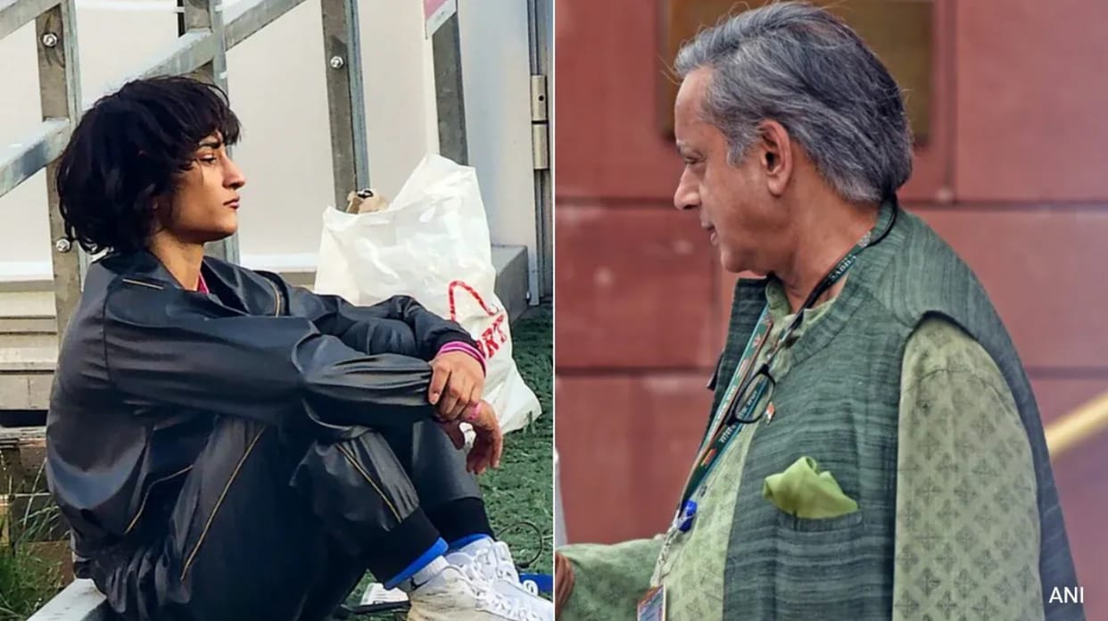 Shashi Tharoor As Vinesh Phogat Retires After Olympics Exit news and updates