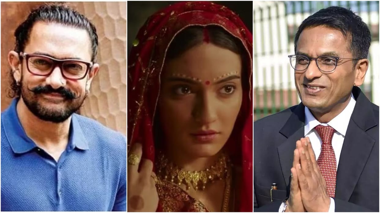 Aamir Khan visits SC ahead of Laapataa Ladies screening CJI D Y Chandrachud welcomes him