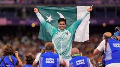 Gold medalist Arshad praised Neeraj Chopra said youth of both countries are getting inspired paris olympics
